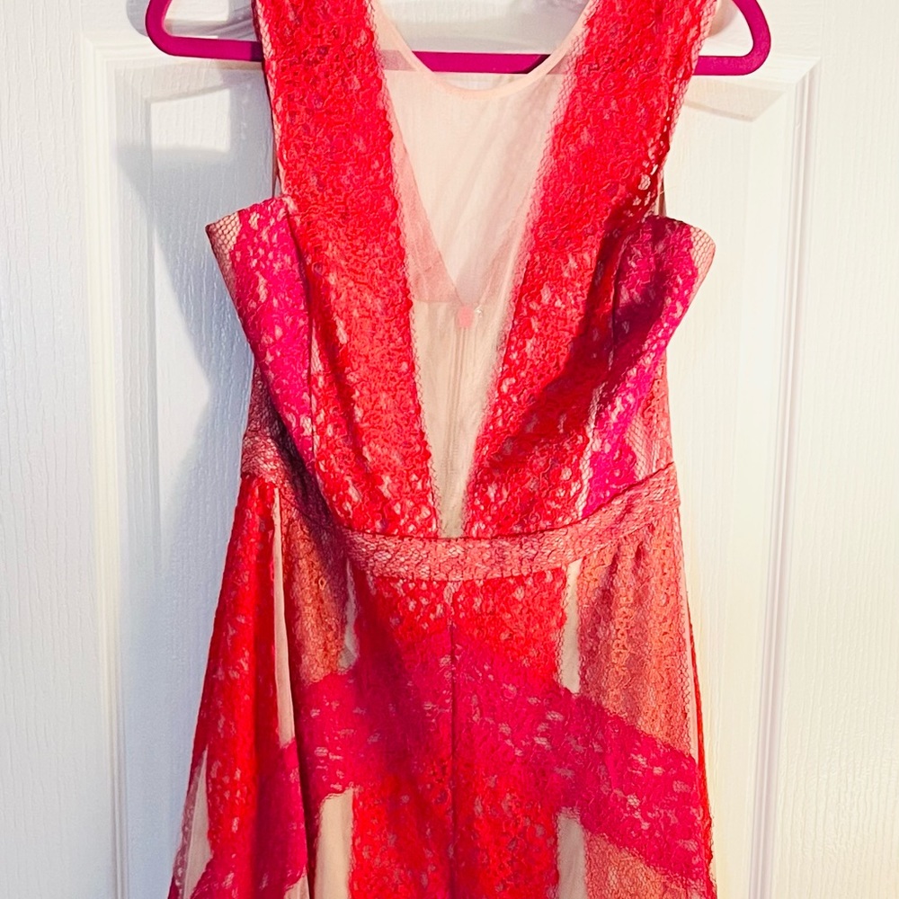 BCBG MAXAZRIA ANDI HANKER-CHIEF DRESS